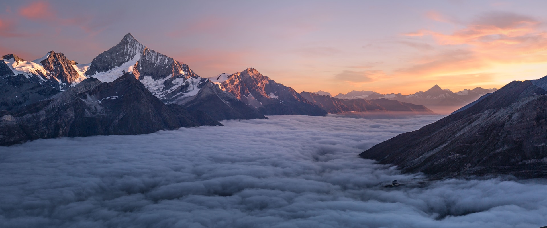 Landscape at sunset
